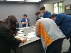 公司開展色差統(tǒng)一目光培訓和測試